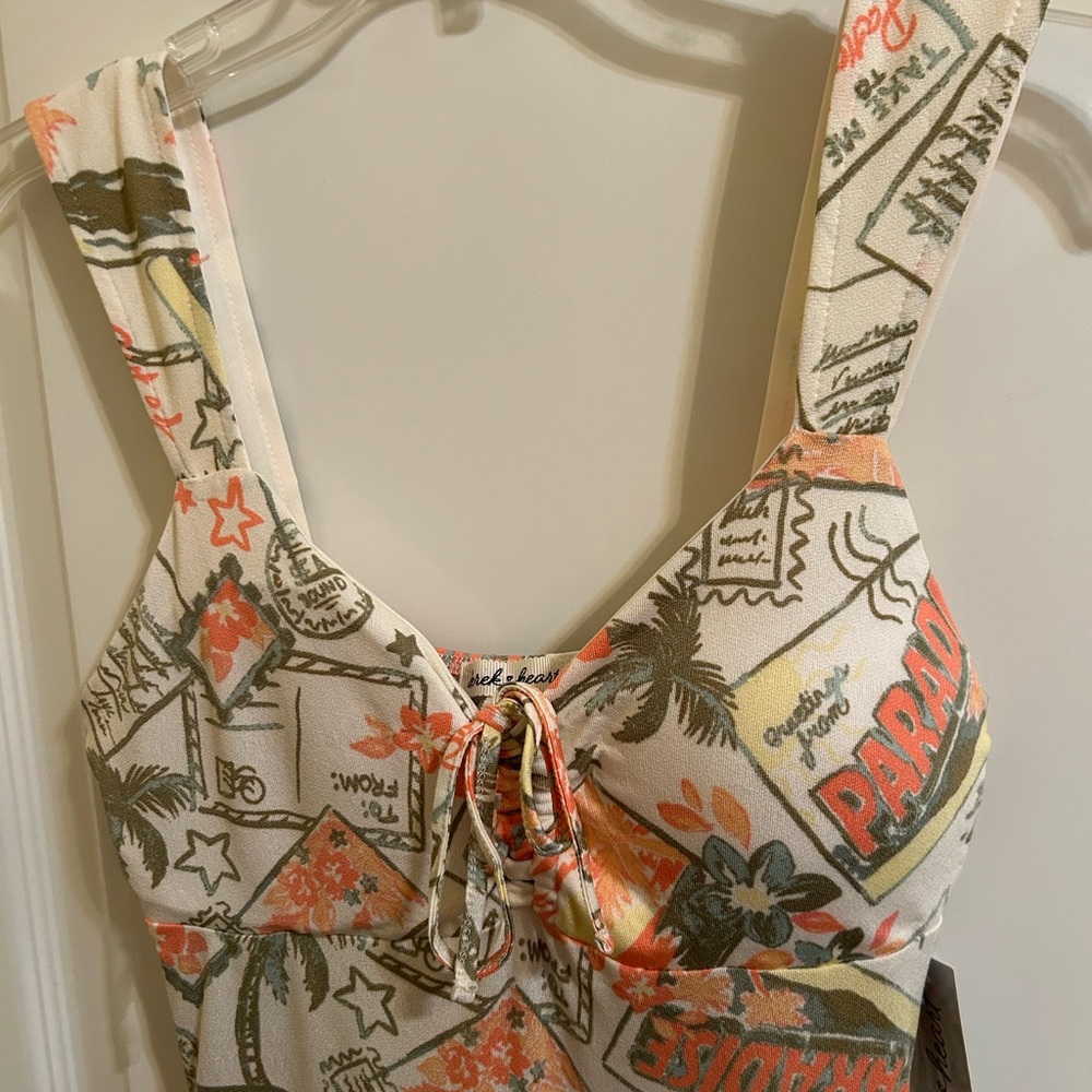 Derek Heart Multicolor Floral Romper - NWT - Picture 4 of 10
